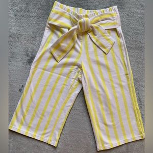 Janie and Jack Striped wide leg pant 2T